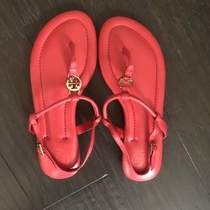 Tory Burch Emmy Sandals Red/Pink size 7